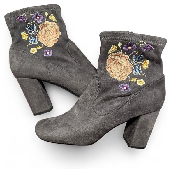 Carlos Santana Reva floral embroidered boots - Picture 1 of 8